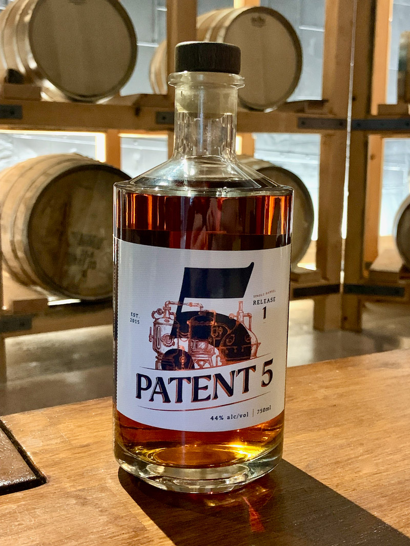 Patent 5 Single Barrel Release 1 Whisky - Patent 5 Distillery, Winnipeg, Manitoba, Canada